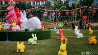 Menikmati Suasana Imlek di Taman Kota One Satrio