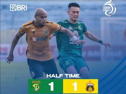 Babak Pertama: Persebaya 1-1 Bhayangkara FC