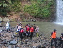 Hilang Saat Mandi di Air Terjun, Wisatawan Ditemukan Tewas