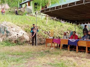 Relawan Ganjar Gelar Lomba Tarian Lego-lego buat Anak Muda Alor NTT