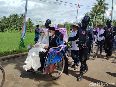 Sah! Santri yang Dijodohkan Massal di Pesantren Ciamis Kini Menikah