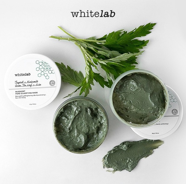 Whitelab Mugwort Pore Clarifying Mask. Foto: whitelab.co.id