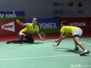 Ana/Tiwi Tersingkir Lebih Awal Usai Kalah Dramatis