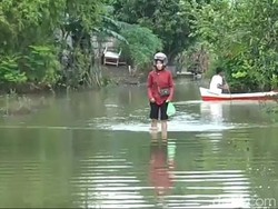 Desa Mintobasuki Pati Sebulan Kebanjiran, Begini Kondisinya Terkini