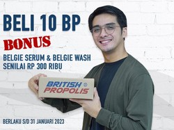 Promo Beli 10 British Propolis, Bonus Paket Belgie Rp 300 Ribu!
