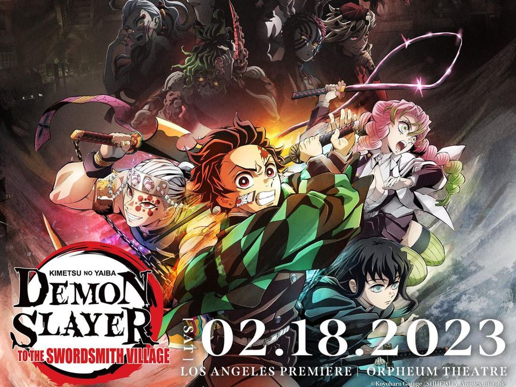 Demon Slayer: To The Swordsmith Village Diputar Perdana di LA 18 Februari Demon Slayer: To The Swordsmith Village Diputar Perdana di LA 18 Februari