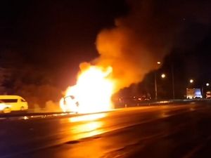 Detik-detik Kecelakaan Mobil Horor di Thailand, Tewaskan 11 Orang