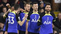 Dan Tottenham Hotspur menjadi klub keempat yang kalah dari City di final Piala Liga Inggris. Pada 2021, Harry Kane dkk kalah 0-1. (Foto: REUTERS/TONY OBRIEN)