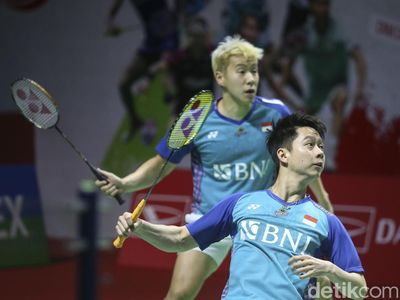 Marcus/Kevin Melangkah Mulus di Laga Perdana Indonesia Masters 2023