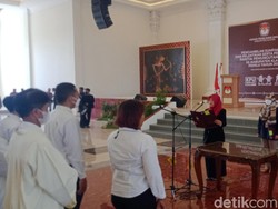 PPS Pemilu 2024 Dilantik, Bupati Klaten: Saya Yakin Darahnya Merah