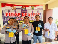Sudah Beraksi di 30 TKP, Pencuri Motor Bersenpi di Bekasi Ditangkap Polisi