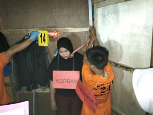 Kasus Suami Bunuh Istri, Tersangka Perankan 22 Adegan Rekonstruksi