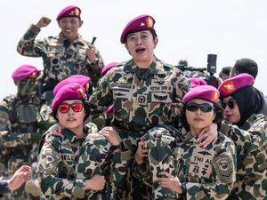 Puan Diangkat Jadi Warga Kehormatan dengan Rangkaian Simulasi Perang