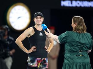 Senyum Elena Rybakina yang Melaju ke Semifinal Australia Open 2023 Senyum Elena Rybakina yang Melaju ke Semifinal Australia Open 2023