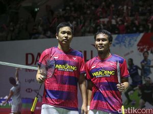 Hendra/Ahsan Menang Berkat Dukungan Penonton Istora