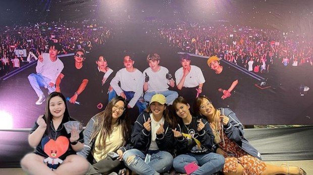 Titas of BTS/Foto: Instagram.com/erikachii Mengenal Titas of BTS, para bibi yang mendukung Jungkook cs