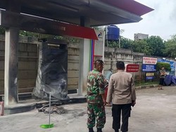 Motor Terbakar Usai Isi BBM di SPBU Gunung Sindur Bogor, Pemiliknya Kabur