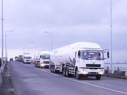 Begini Jadinya Kalau Truk Angkut BBG Melesat Pakai Gas