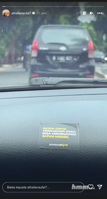 Unggahan Athalla Naufal.