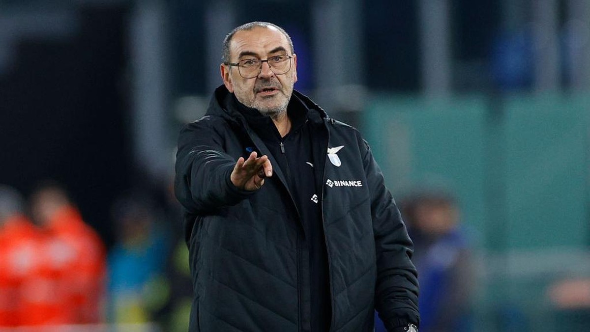 Pelatih Lazio, Maurizio Sarri. (Foto: DeFodi Images via Getty Images/DeFodi Images)