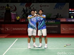 Mantap! Apri/Fadia Lolos Babak Perempatfinal Indonesia Masters 2023