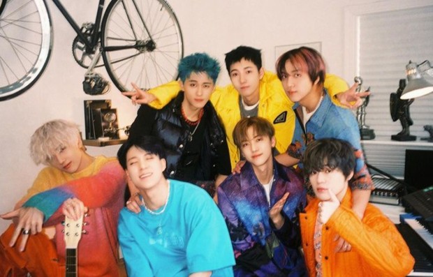 Potret NCt Dream ketika promoso album Beatbox.