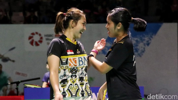 Ganda putri Indonesia Lanny Tria Mayasari/Ribka Sugiarto menang dua gim eksklusif melawan wakil AS Annie Xu/Kerry Xu.
