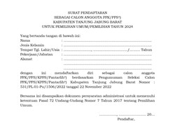 Surat Pendaftaran Pantarlih Pemilu 2024: Cara Isi dan Link Download