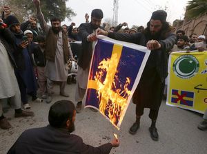 Protes Pembakaran Al Quran, Warga Pakistan Demo di Karachi Protes Pembakaran Al Quran, Warga Pakistan Demo di Karachi