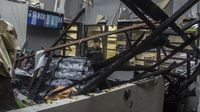 Begini Kondisi Gedung SDM Polda Kalsel Usai Terbakar