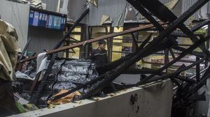 Begini Kondisi Gedung SDM Polda Kalsel Usai Terbakar