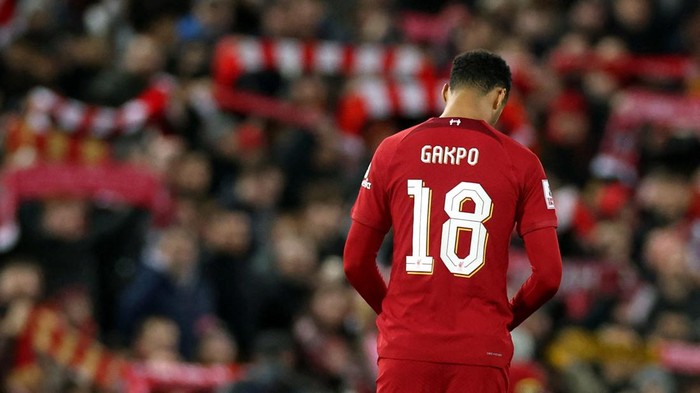 Soccer Football - FA Cup Third Round - Liverpool v Wolverhampton Wanderers - Anfield, Liverpool, Britain - January 7, 2023 Liverpools Cody Gakpo before the match REUTERS/Phil Noble
