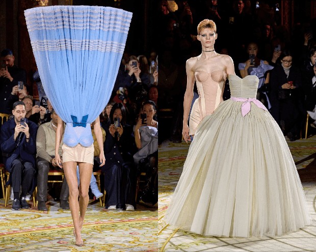 Ball gown couture 2023 karya Viktor and Rolf/