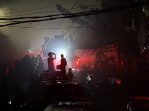 Gedung SDM Polda Kalsel Terbakar