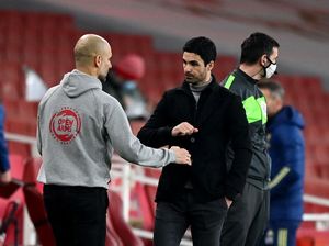 Arsenal-City Bersaing Jadi Juara, Arteta dan Pep Tetap Akur