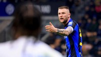 Milan Skriniar. Main 246 kali di Inter dan 37 pertandingan di PSG. Foto: Getty Images/Giuseppe Cottini