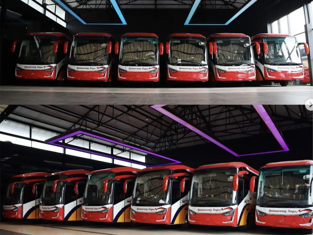 PO Gumarang Jaya Rilis 10 Unit Bus Baru: Pakai Bodi Laksana-Sasis Mercedes-Benz