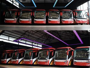 PO Gumarang Jaya Rilis 10 Unit Bus Baru: Pakai Bodi Laksana-Sasis Mercedes-Benz PO Gumarang Jaya Rilis 10 Unit Bus Baru: Pakai Bodi Laksana-Sasis Mercedes-Benz