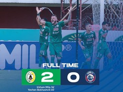 PSS 2-0 Arema, Singo Edan Perpanjang Catatan Kekalahan Beruntun