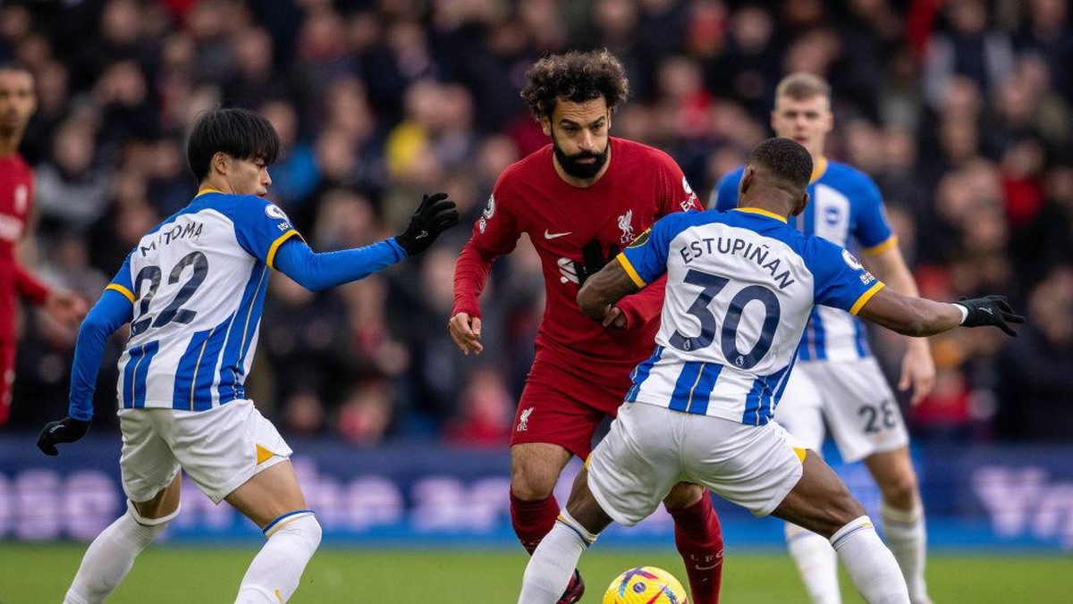 Brighton vs Liverpool di Babak Keempat Piala FA 2022/2023 (Getty Images/Sebastian Frej/MB Media)