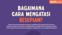 Infografis: Bagaimana Cara Mengatasi Kesepian?