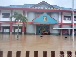 Lapas di Manado Diterjang Banjir Bandang, Akses Jalan Terputus