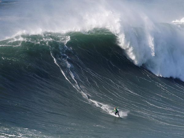 Memacu Adrenalin, Menantang Ombak Monster Nazare di Portugal