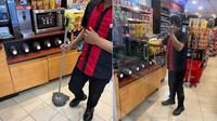 Pegawai Bersihkan Microwave Pakai Kain Pel Kotor, Minimarket Ini Dikritik