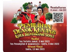 Pendaftaran Denok dan Kenang Kota Semarang 2023 Dibuka, Ini Syaratnya Pendaftaran Denok dan Kenang Kota Semarang 2023 Dibuka, Ini Syaratnya