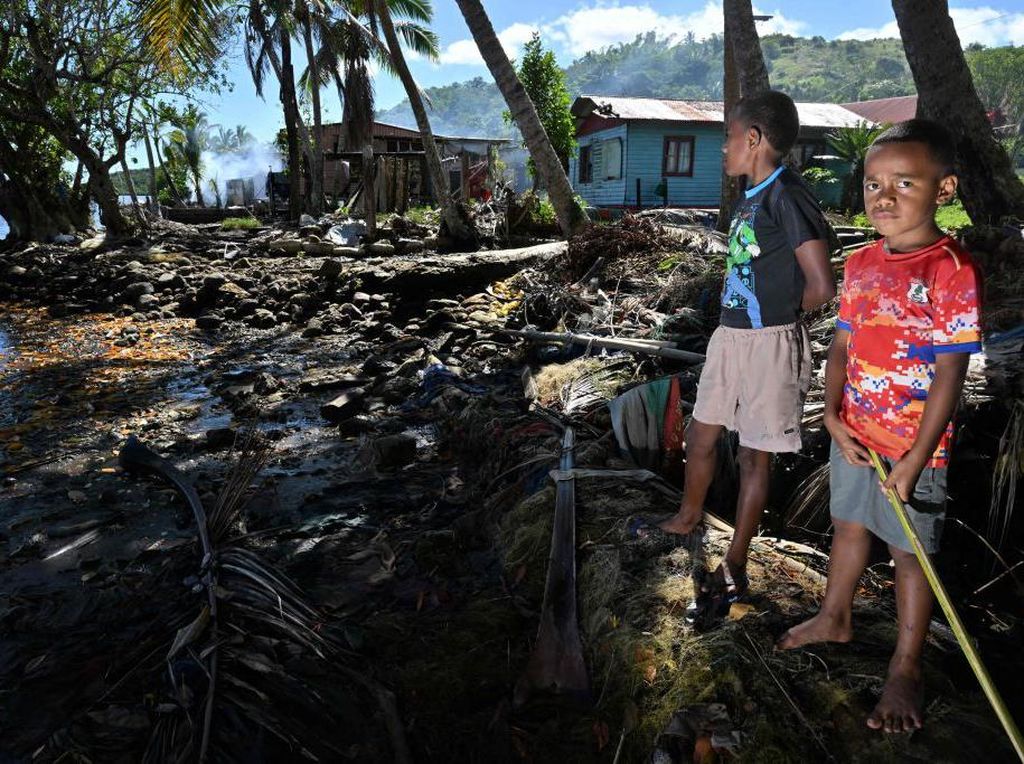 Potret Krisis Iklim Melanda Fiji, Kuburan Tenggelam-Hasil Laut Menyusut Potret Krisis Iklim Melanda Fiji, Kuburan Tenggelam-Hasil Laut Menyusut
