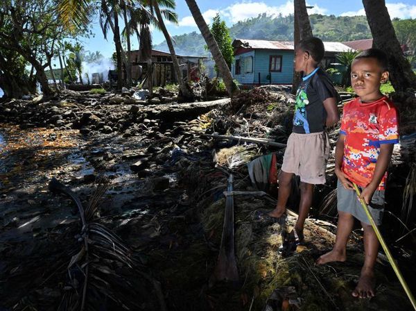 Potret Krisis Iklim Melanda Fiji, Kuburan Tenggelam-Hasil Laut Menyusut