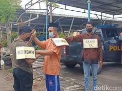 Pembunuhan Karyawan PDAM Probolinggo Direkonstruksi, 23 Adegan Diperagakan