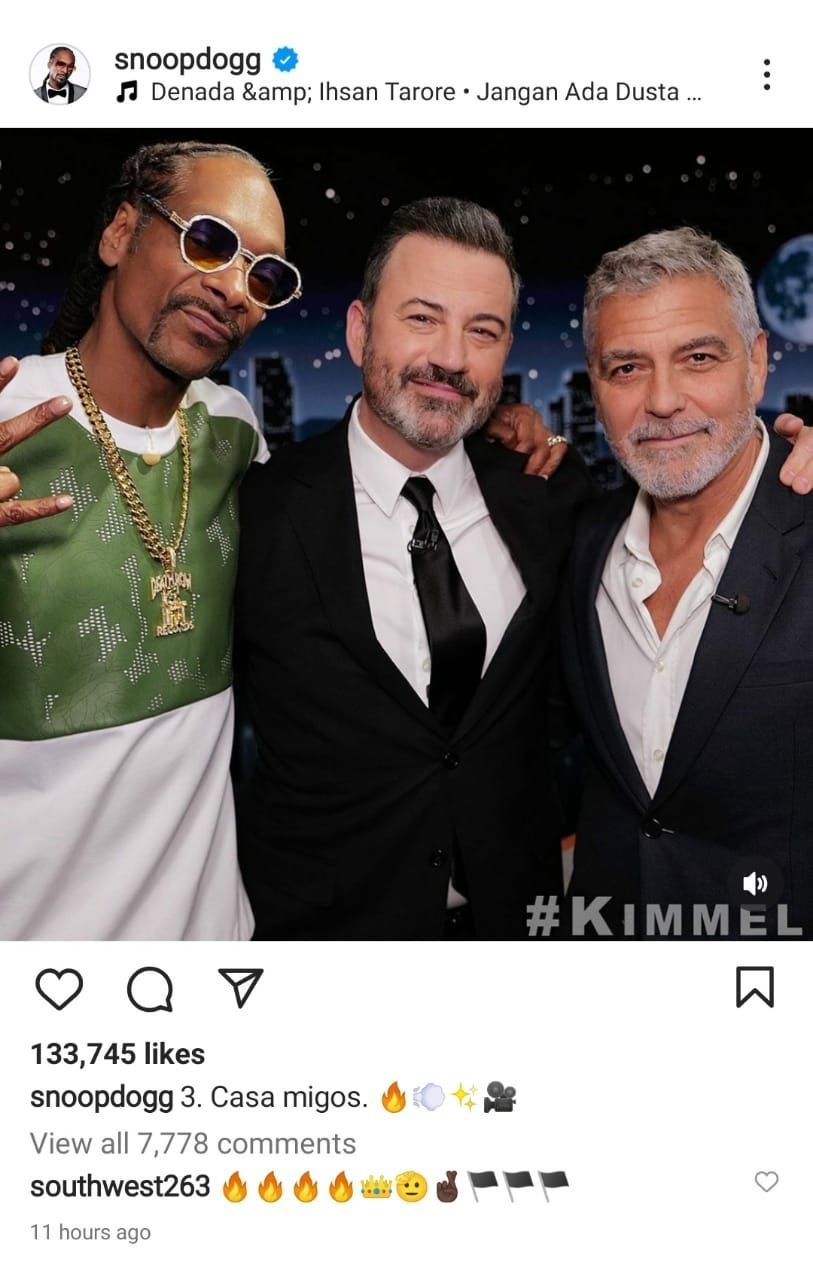 Snoop Dogg menggunakan lagu Denada