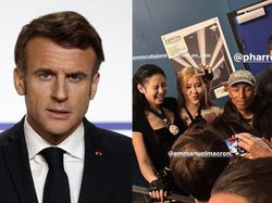 Viral Foto Presiden Prancis Jadi Fotografer BLACKPINK, Tuai Kritik Warganya